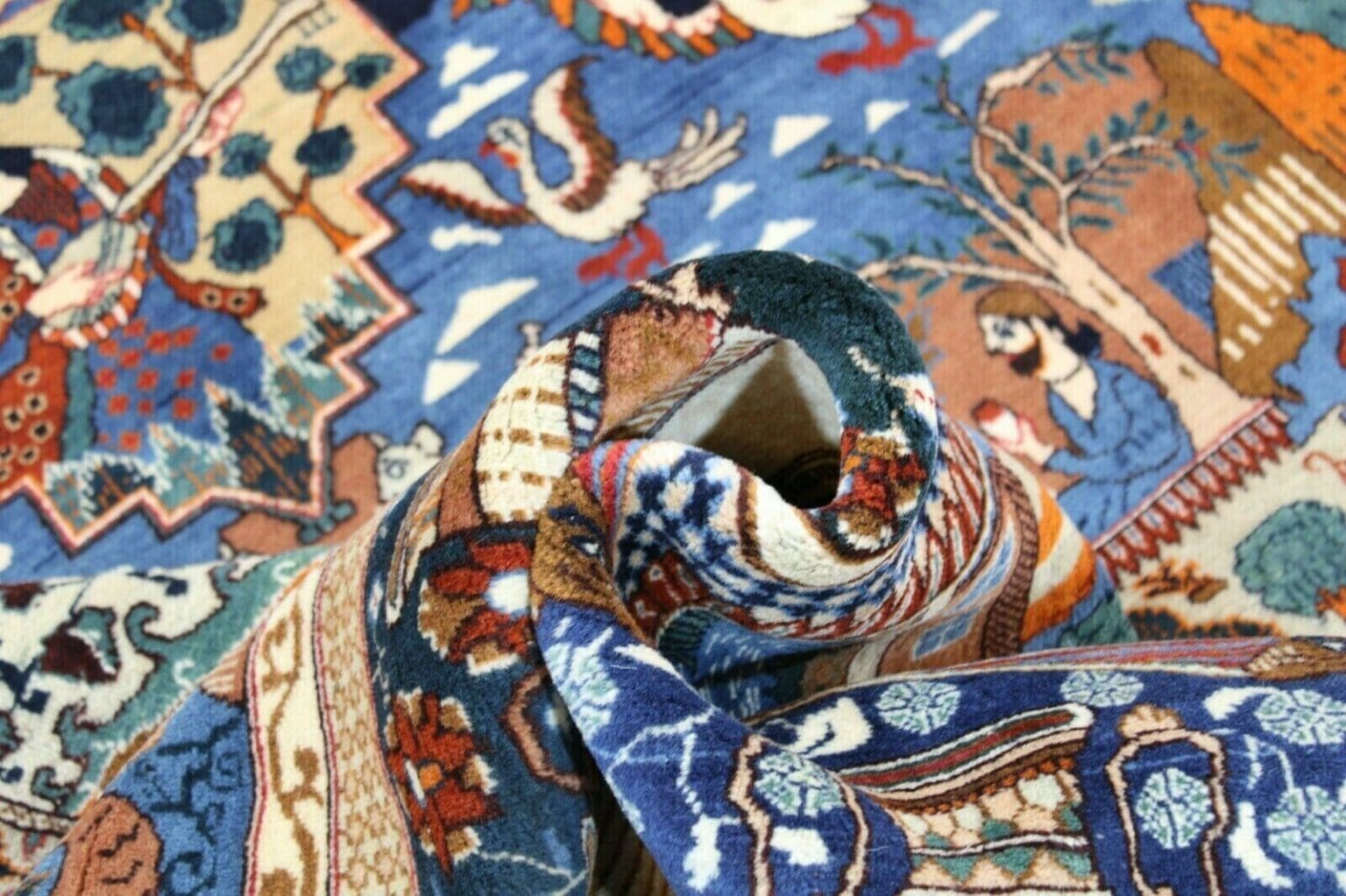 Perserteppich Kashmar 380 x 310 cm Wolle handgeknüpft