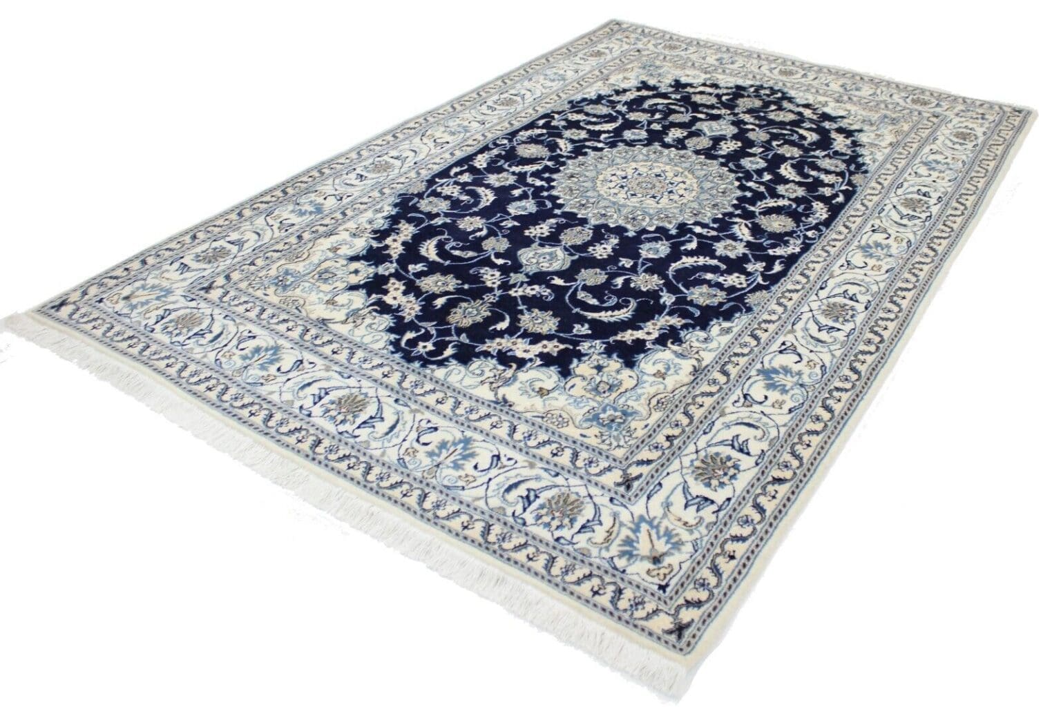 Perserteppich Nain 297 cm x 196 cm Wolle handgeknüpft