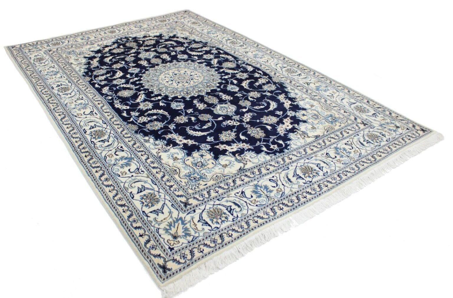Perserteppich Nain 297 cm x 196 cm Wolle handgeknüpft