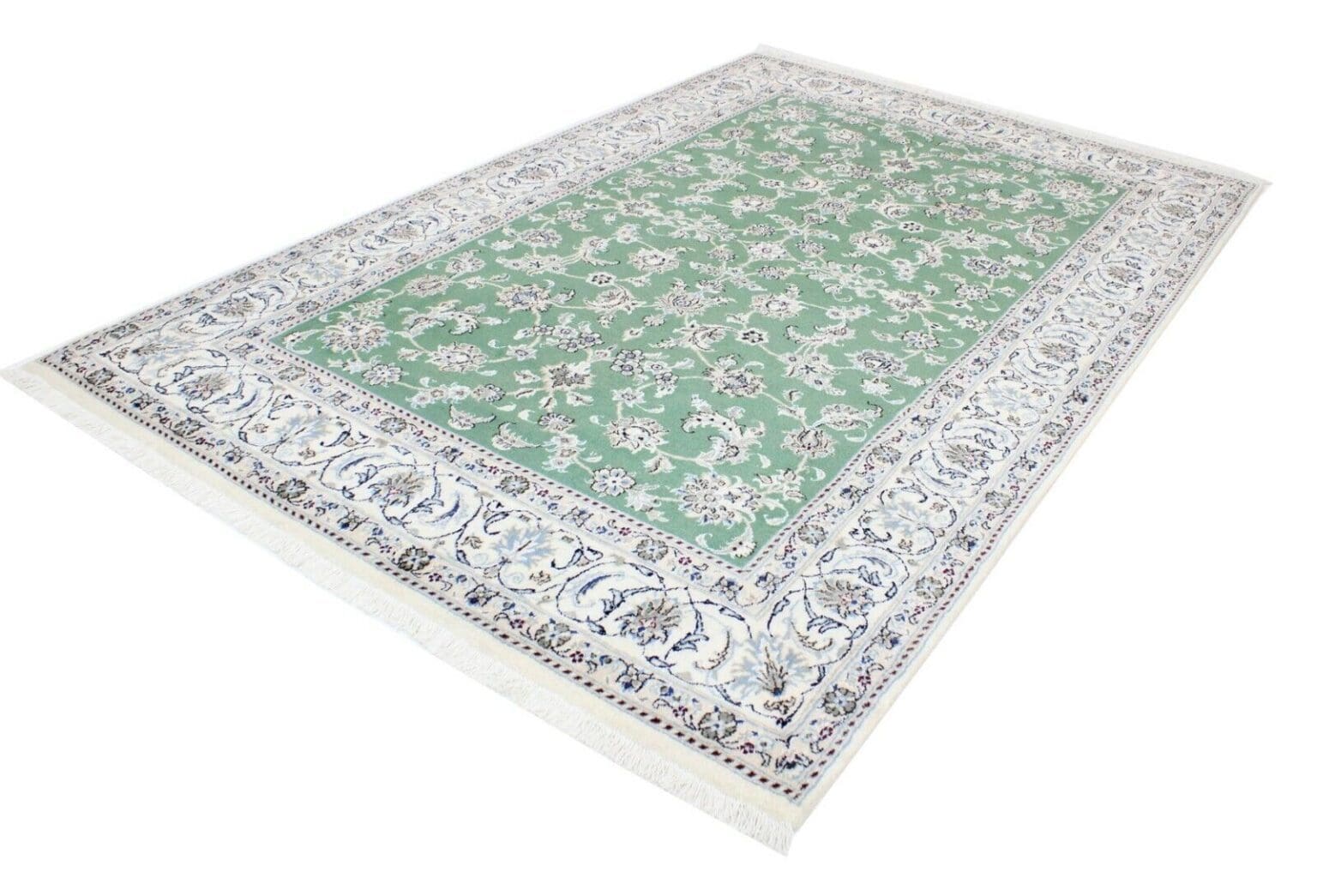 Perserteppich Nain 299 x 197 cm Wolle handgeknüpft