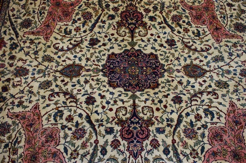 Orientteppich Agra ca 368 x 249 cm Wolle handgeknüpft