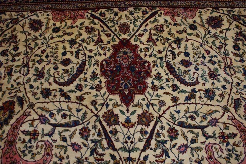 Orientteppich Agra ca 368 x 249 cm Wolle handgeknüpft