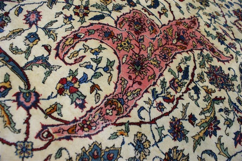 Orientteppich Agra ca 368 x 249 cm Wolle handgeknüpft
