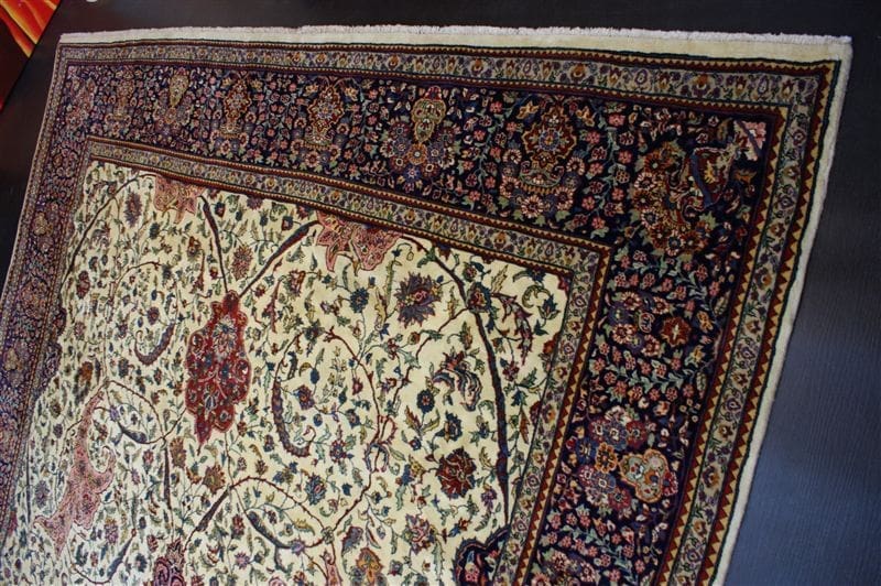 Orientteppich Agra ca 368 x 249 cm Wolle handgeknüpft