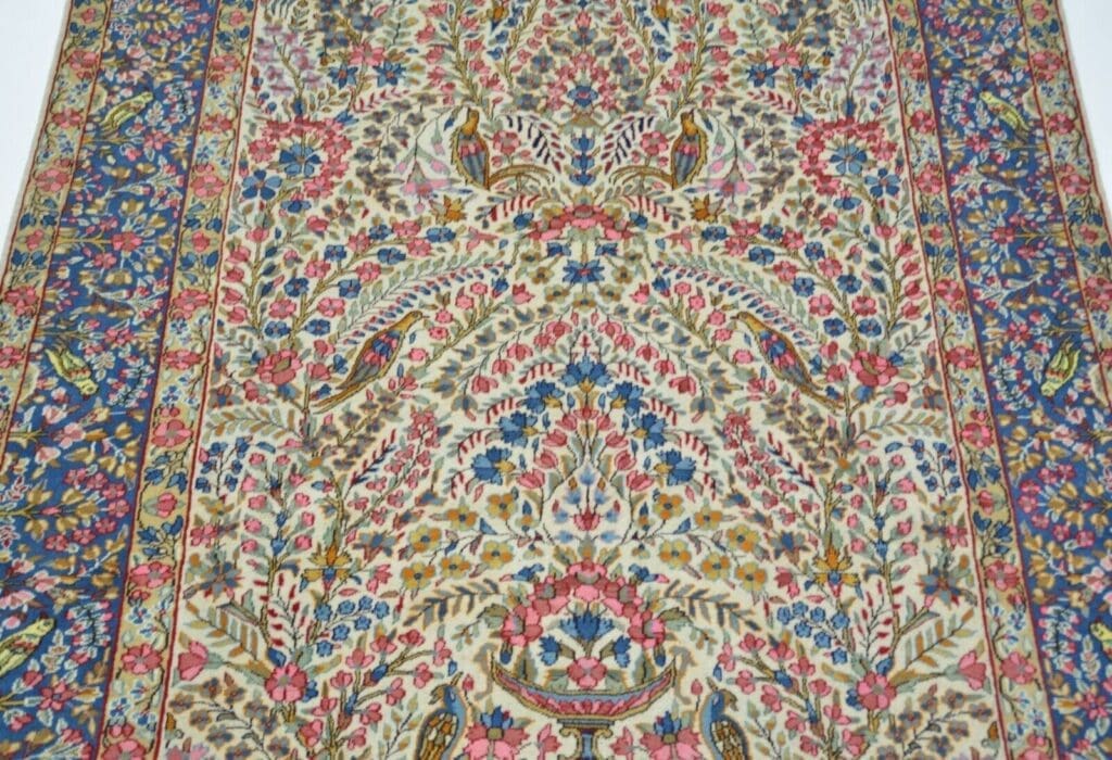 nr-ec2558-original-kerman-teppich-aus-wolle-handgeknupft-ca-297-x-197-cm-4 Perserteppich Kerman 297 x 197 cm Wolle handgeknüpft