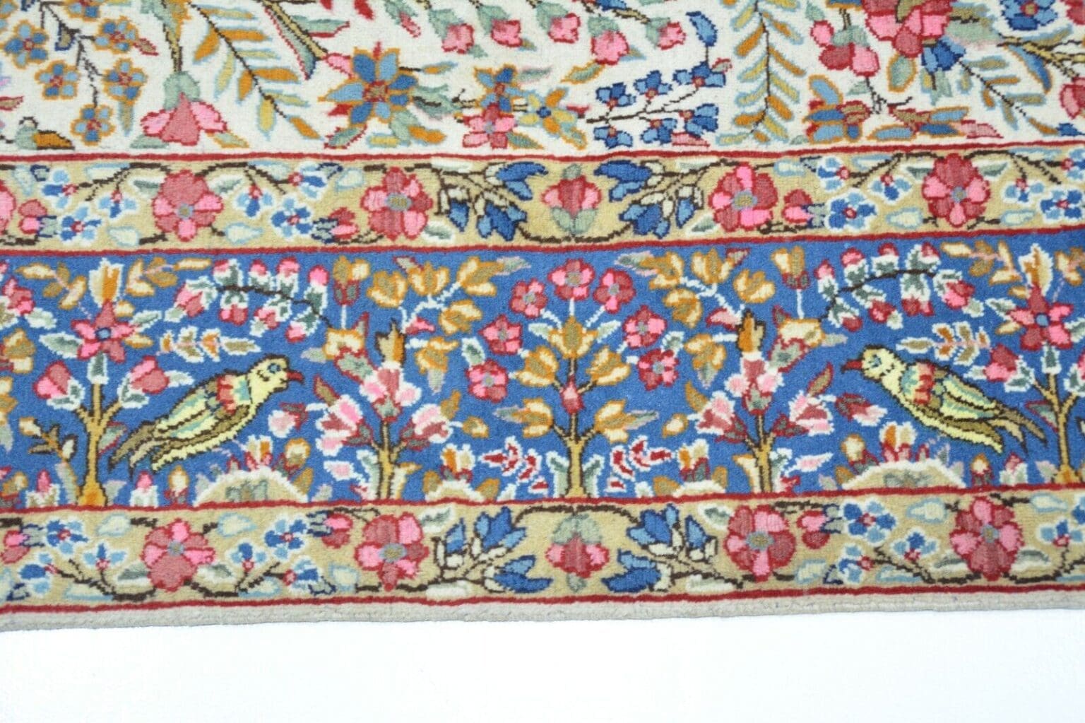 nr-ec2558-original-kerman-teppich-aus-wolle-handgeknupft-ca-297-x-197-cm-9 Perserteppich Kerman 297 x 197 cm Wolle handgeknüpft