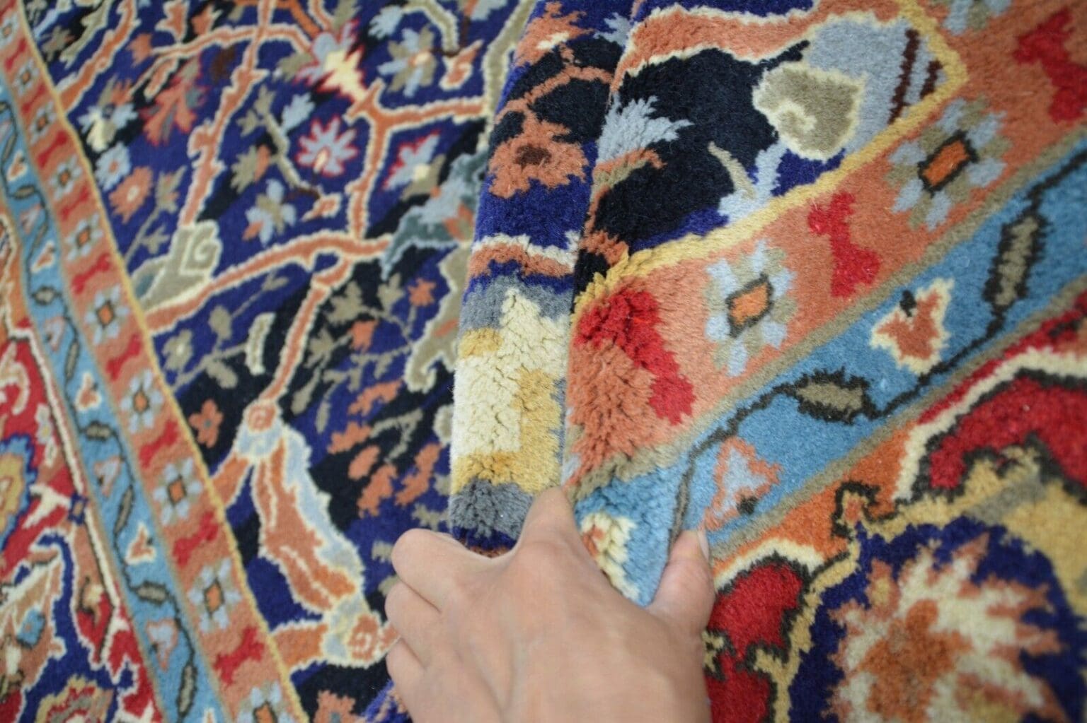 Perserteppich Sarugh ca. 342 x 248 cm Wolle handgeknüpft