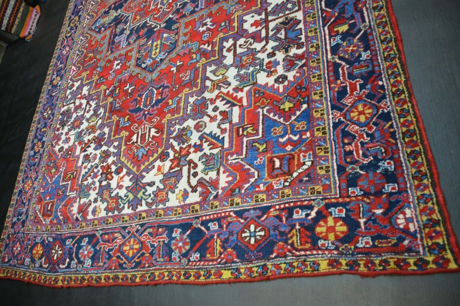 Perserteppich Heriz ca 341 x 242 cm Wolle handgeknüpft