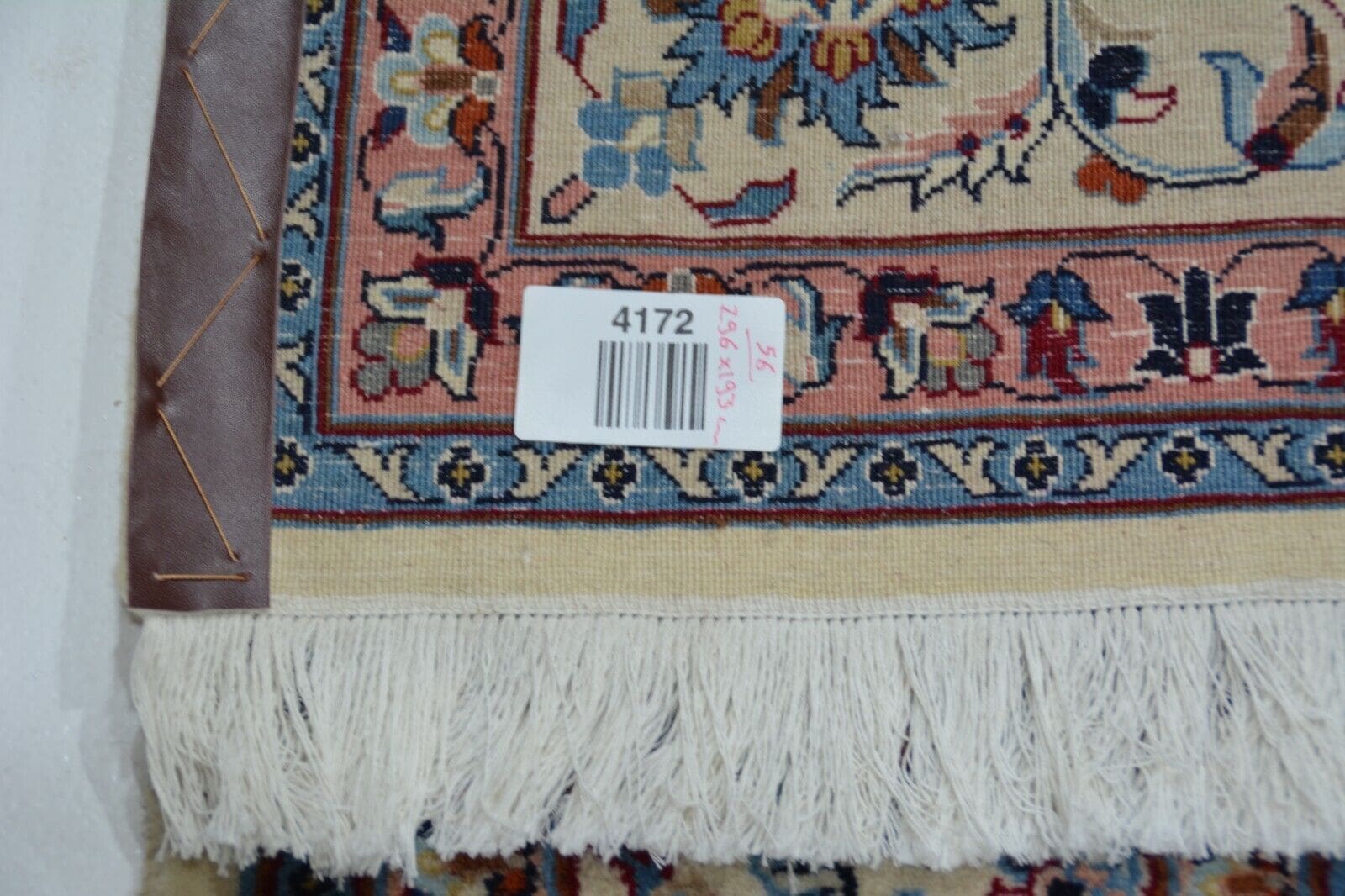 Handgeknüpfter Kashan Perserteppich, 296 × 193 cm, Wolle & Seide