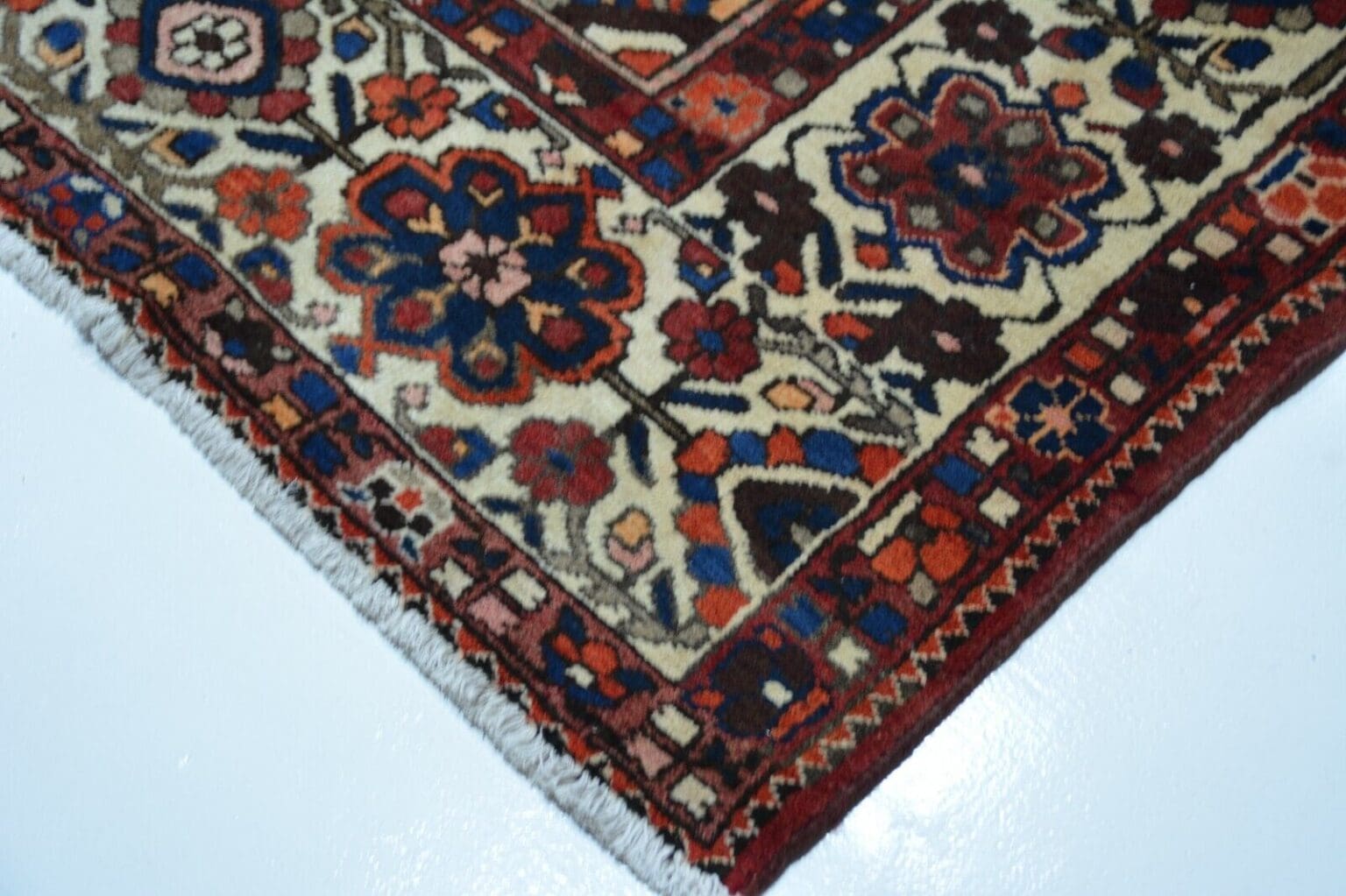Perserteppich Heriz ca 374 x 300 cm Wolle handgeknüpft
