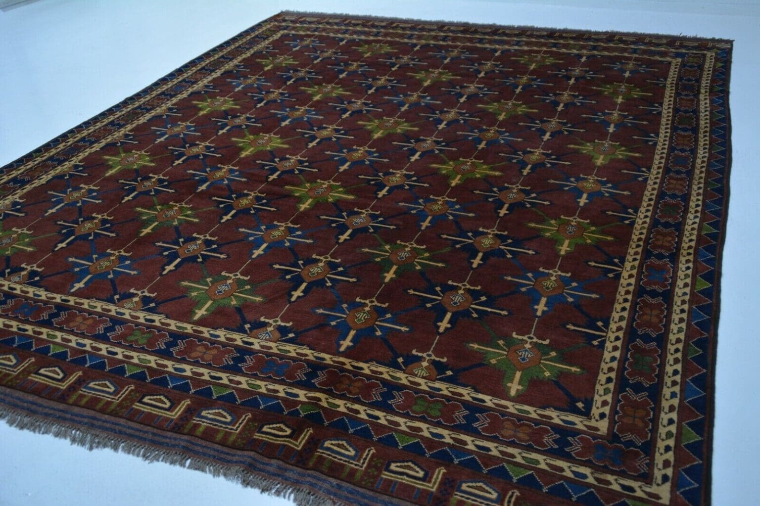 Orientteppich Kazak ca 320 x 256 cm Wolle handgeknüpft