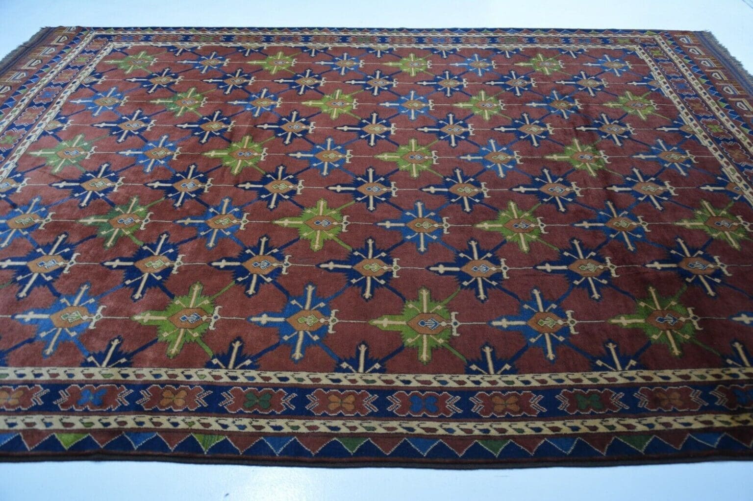 Orientteppich Kazak ca 320 x 256 cm Wolle handgeknüpft