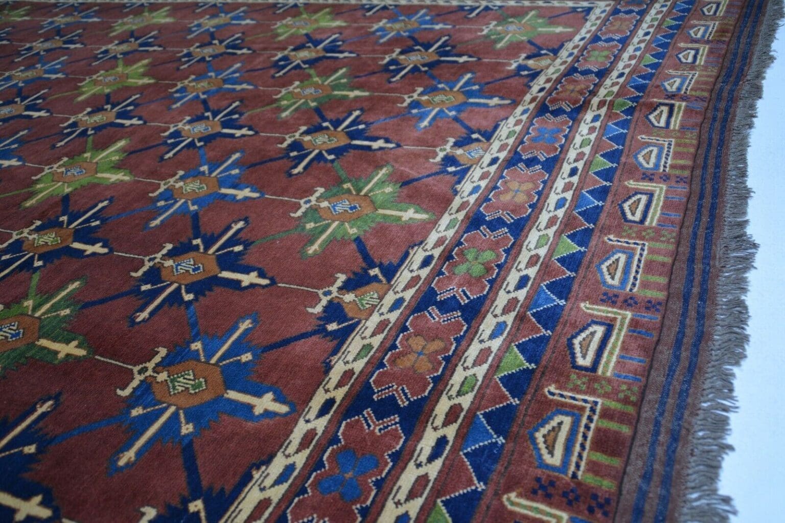 Orientteppich Kazak ca 320 x 256 cm Wolle handgeknüpft