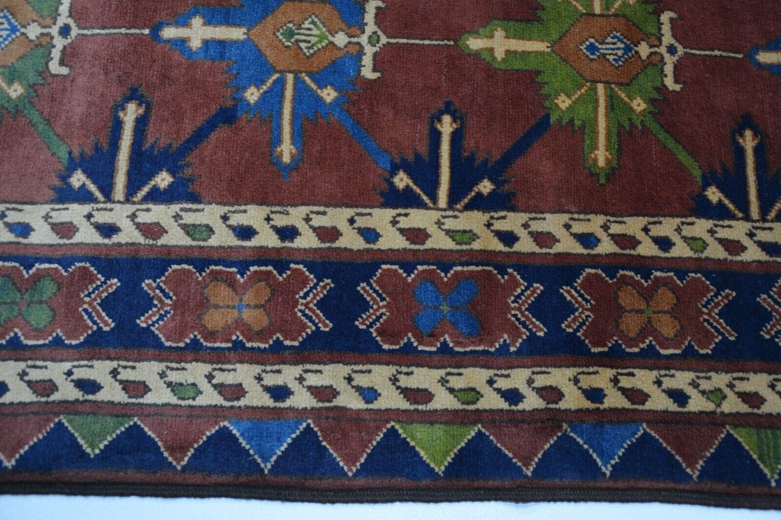 Orientteppich Kazak ca 320 x 256 cm Wolle handgeknüpft