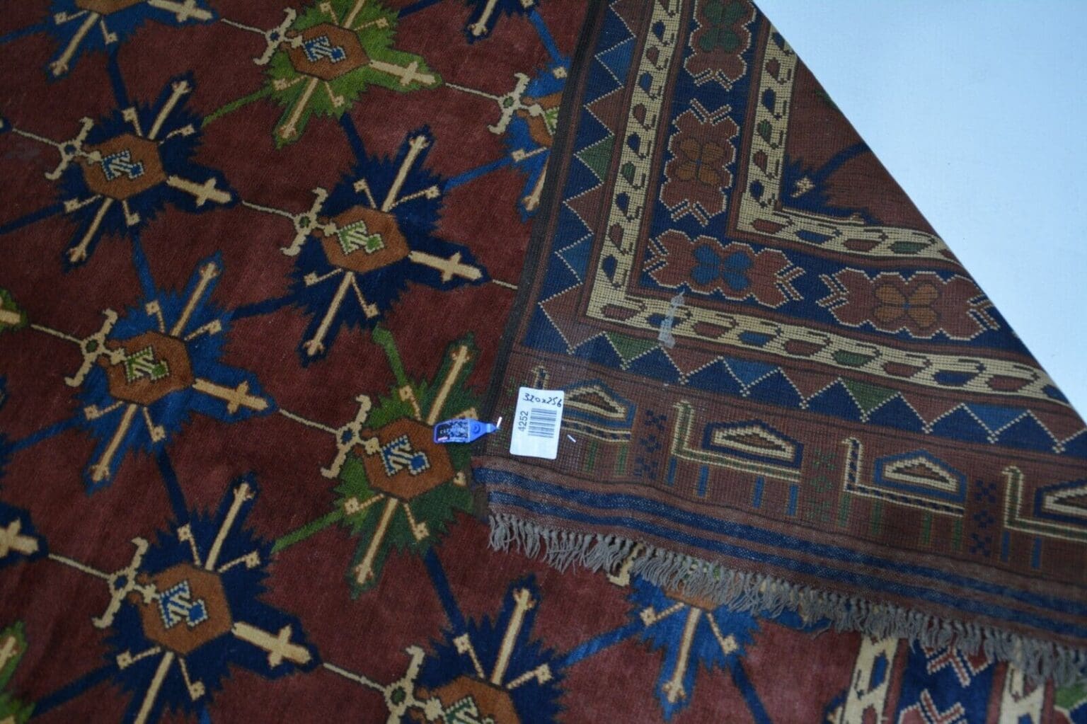 Orientteppich Kazak ca 320 x 256 cm Wolle handgeknüpft