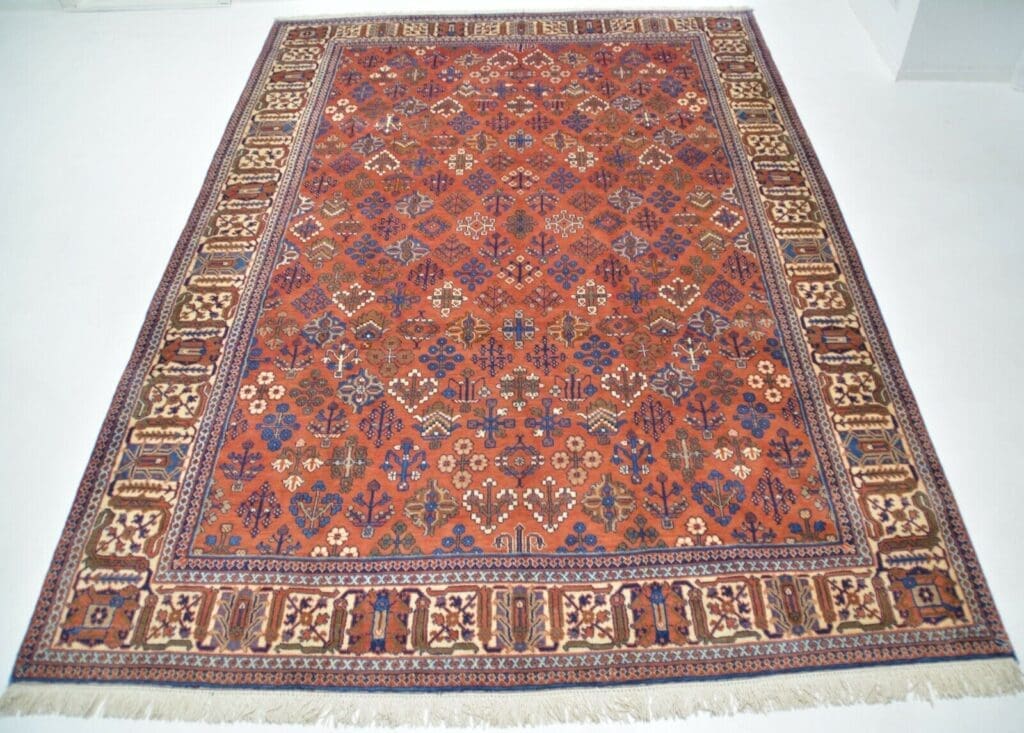 Perserteppich Meymeh ca. 352 x 250 cm Wolle handgeknüpft