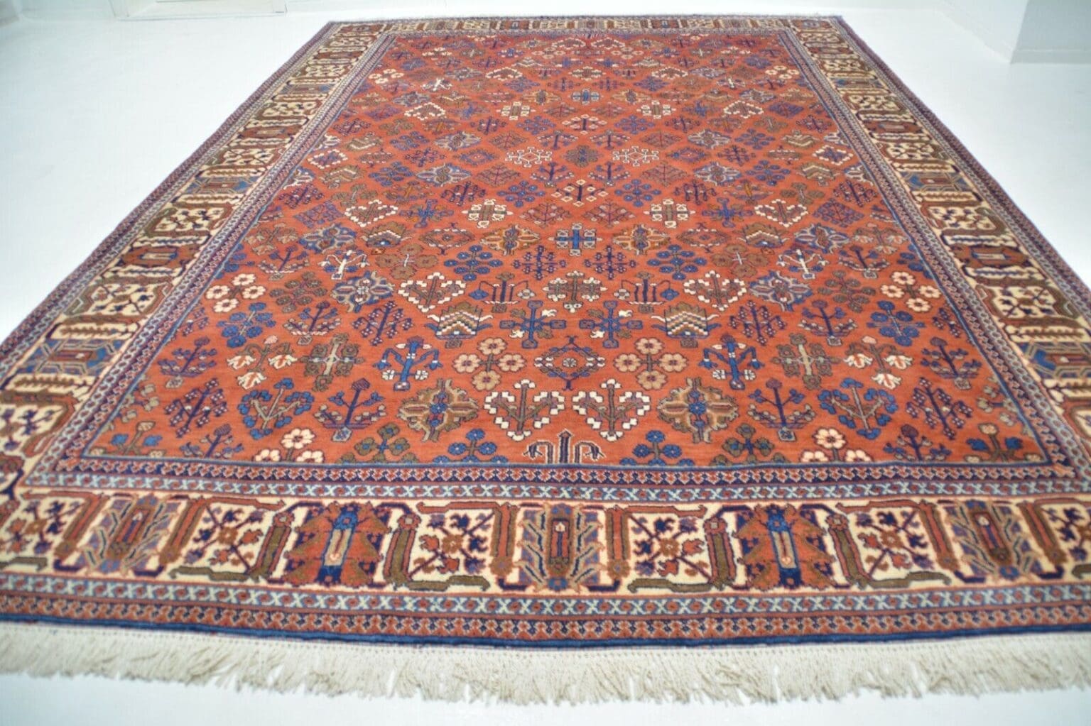 Perserteppich Meymeh ca. 352 x 250 cm Wolle handgeknüpft