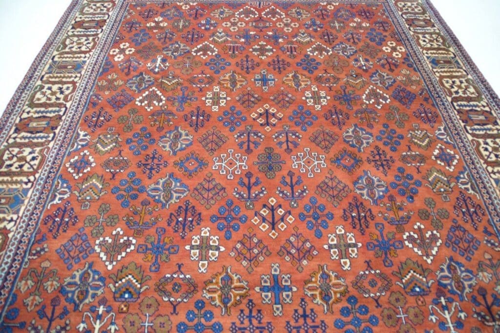 Perserteppich Meymeh ca. 352 x 250 cm Wolle handgeknüpft