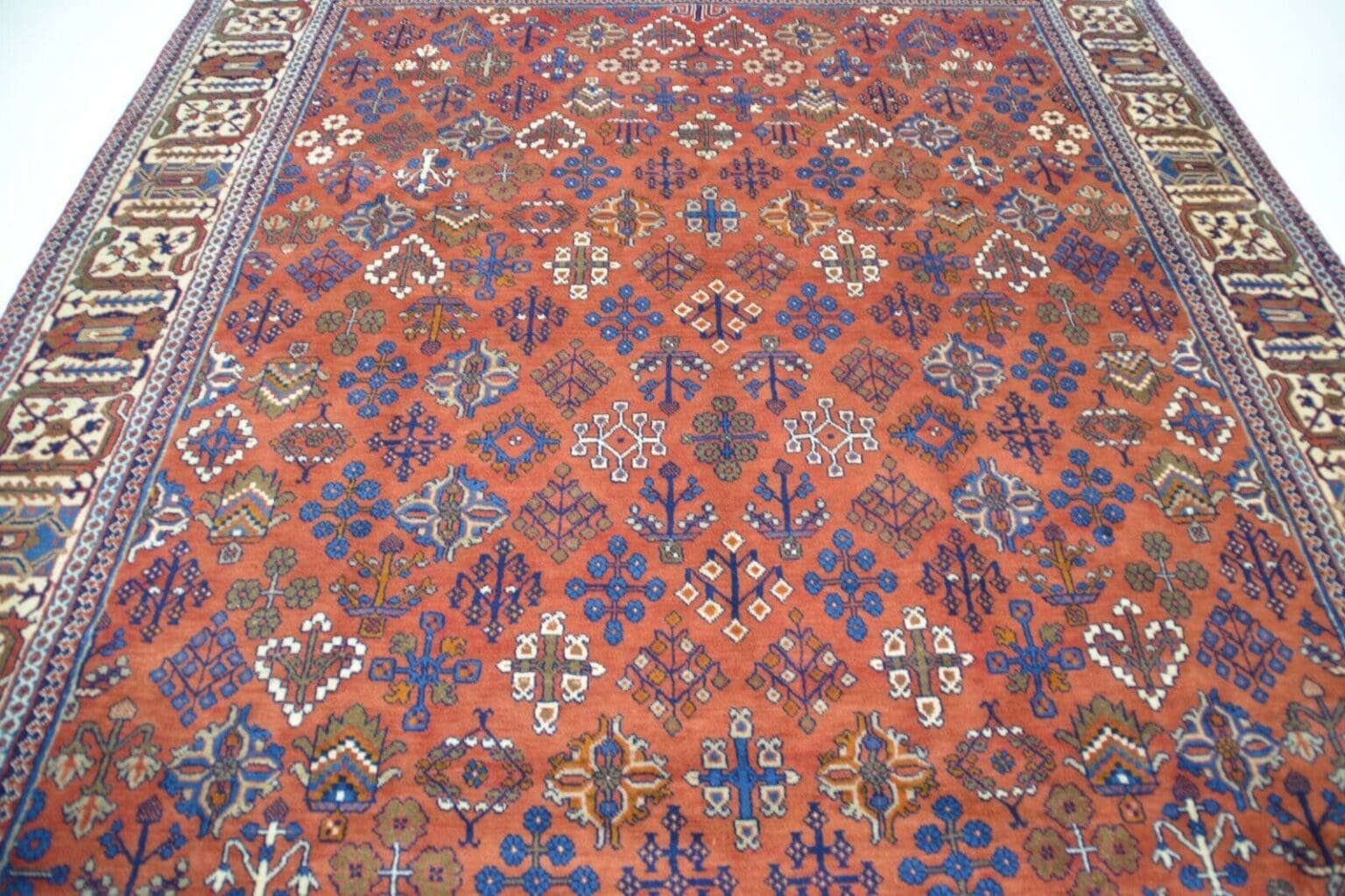 Perserteppich Meymeh ca. 352 x 250 cm Wolle handgeknüpft