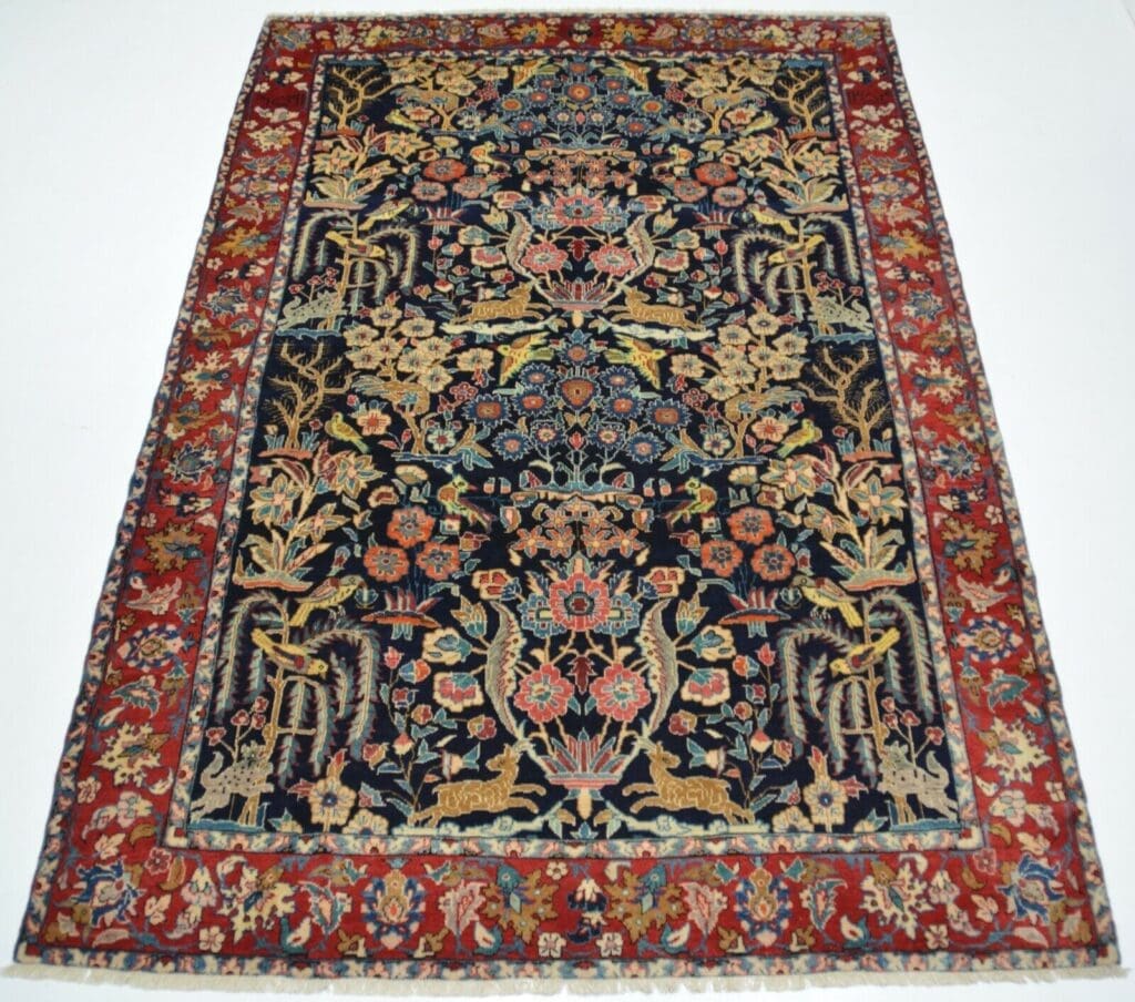 Perserteppich Sarugh ca 316 x 217 cm Wolle handgeknüpft