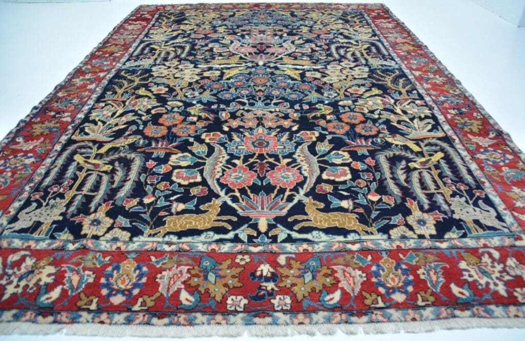 Perserteppich Sarugh ca 316 x 217 cm Wolle handgeknüpft