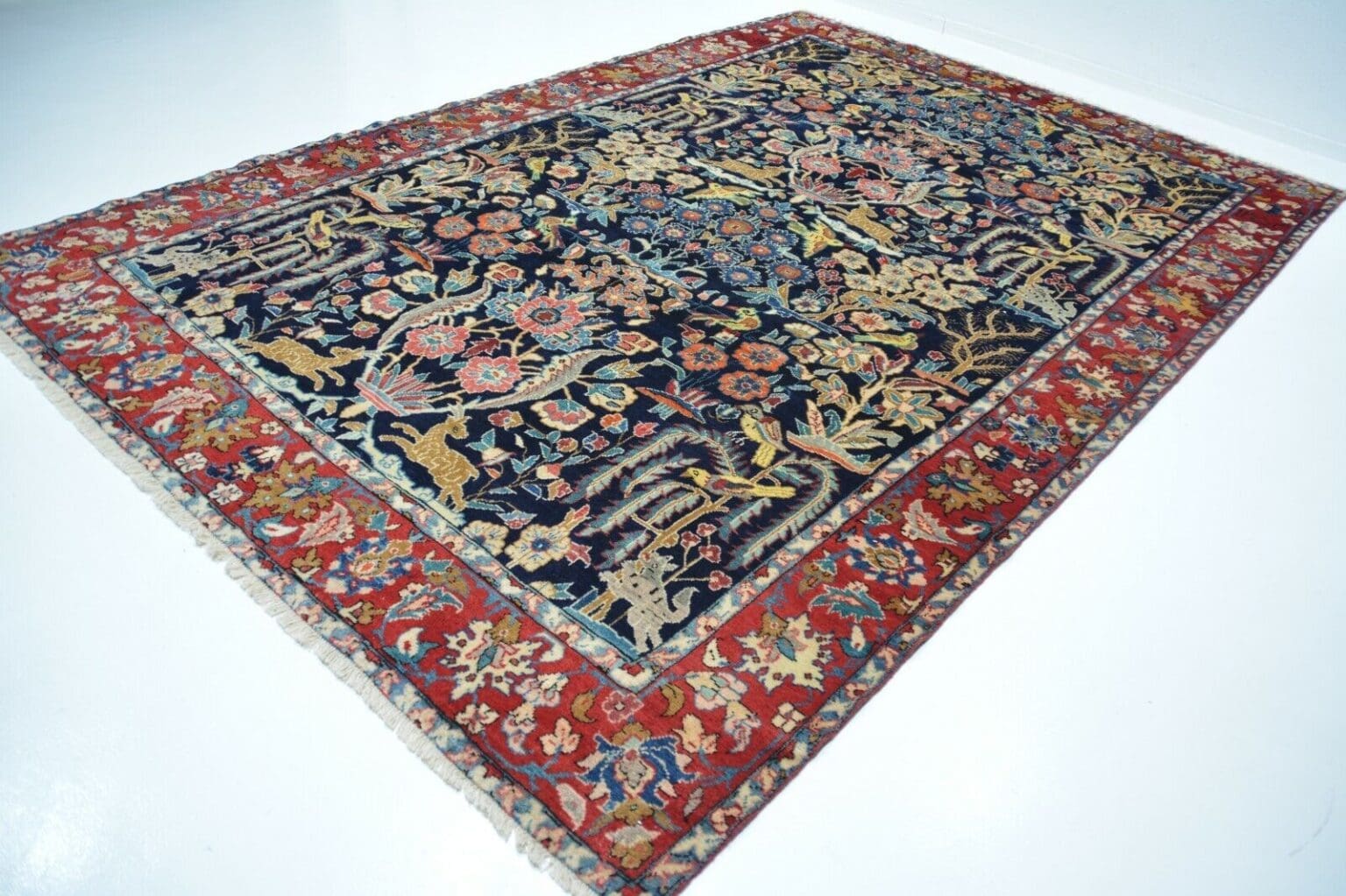 Perserteppich Sarugh ca 316 x 217 cm Wolle handgeknüpft