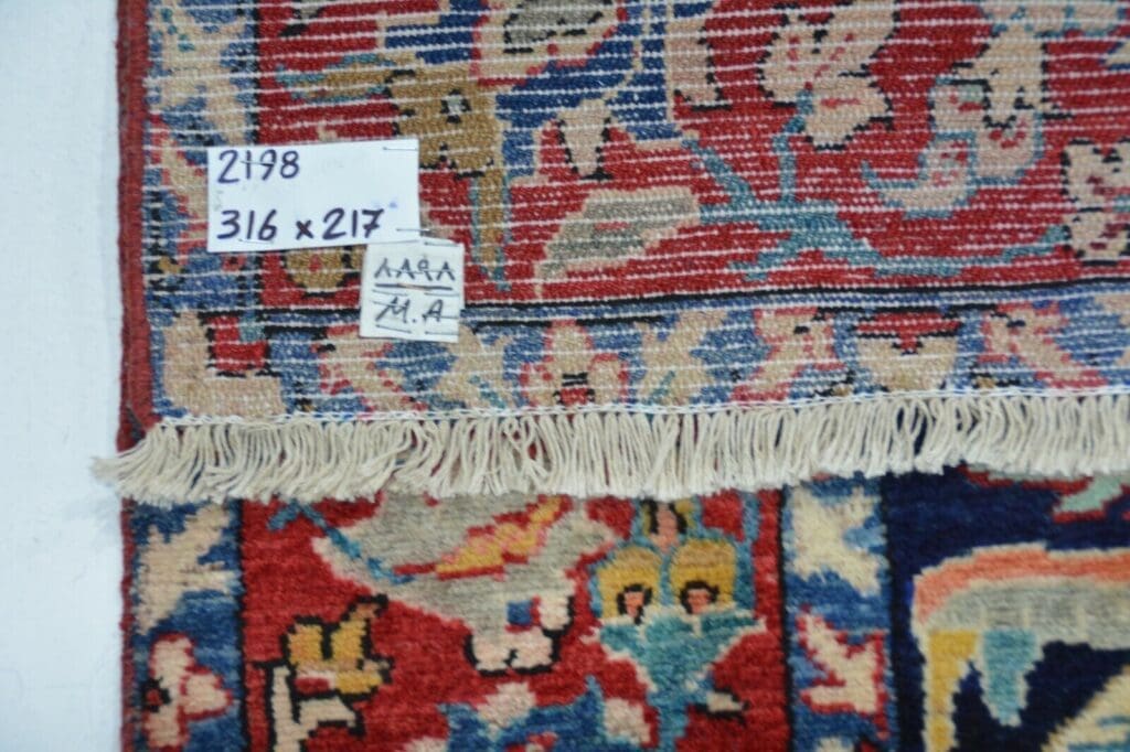Perserteppich Sarugh ca 316 x 217 cm Wolle handgeknüpft