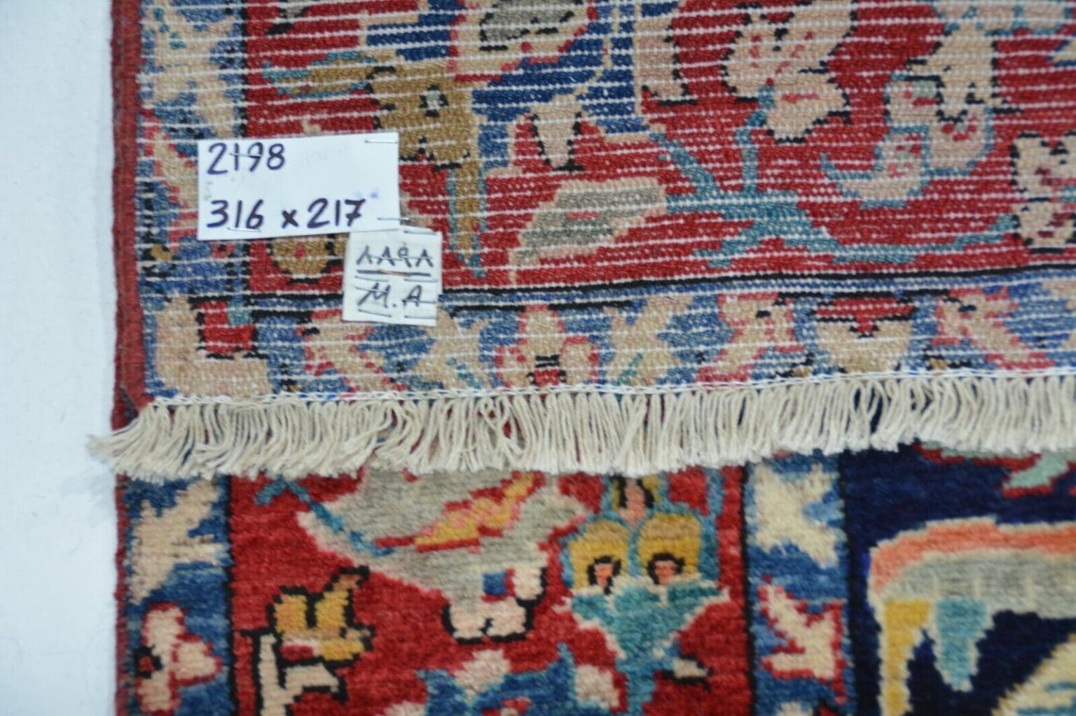 Perserteppich Sarugh ca 316 x 217 cm Wolle handgeknüpft