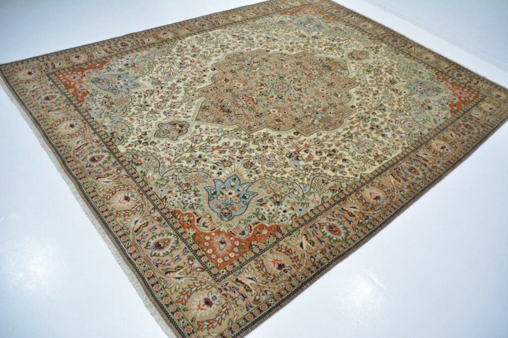 Perserteppich Tabriz ca 297 x 237 cm Wolle handgeknüpft
