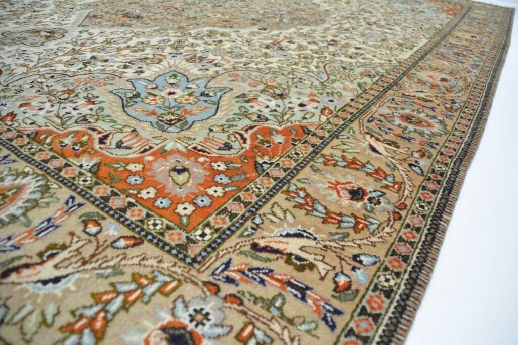 Perserteppich Tabriz ca 297 x 237 cm Wolle handgeknüpft