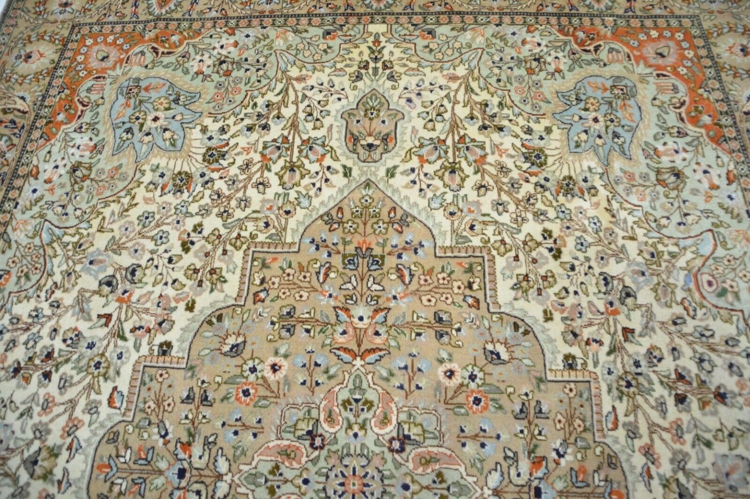 Perserteppich Tabriz ca 297 x 237 cm Wolle handgeknüpft