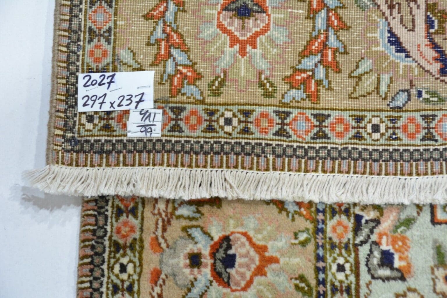 Perserteppich Tabriz ca 297 x 237 cm Wolle handgeknüpft