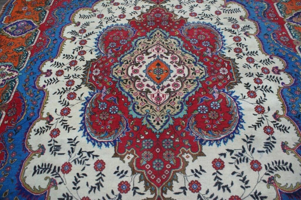 Perserteppich Tabriz ca 388 x 295 cm Wolle handgeknüpft