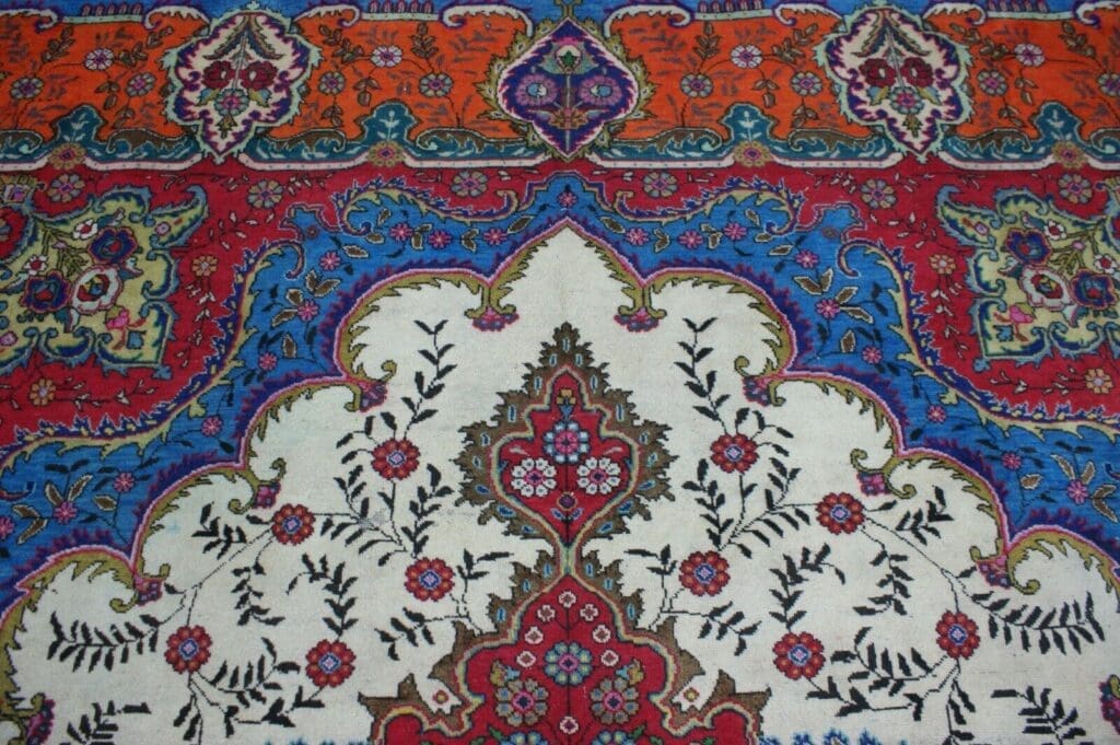 Perserteppich Tabriz ca 388 x 295 cm Wolle handgeknüpft
