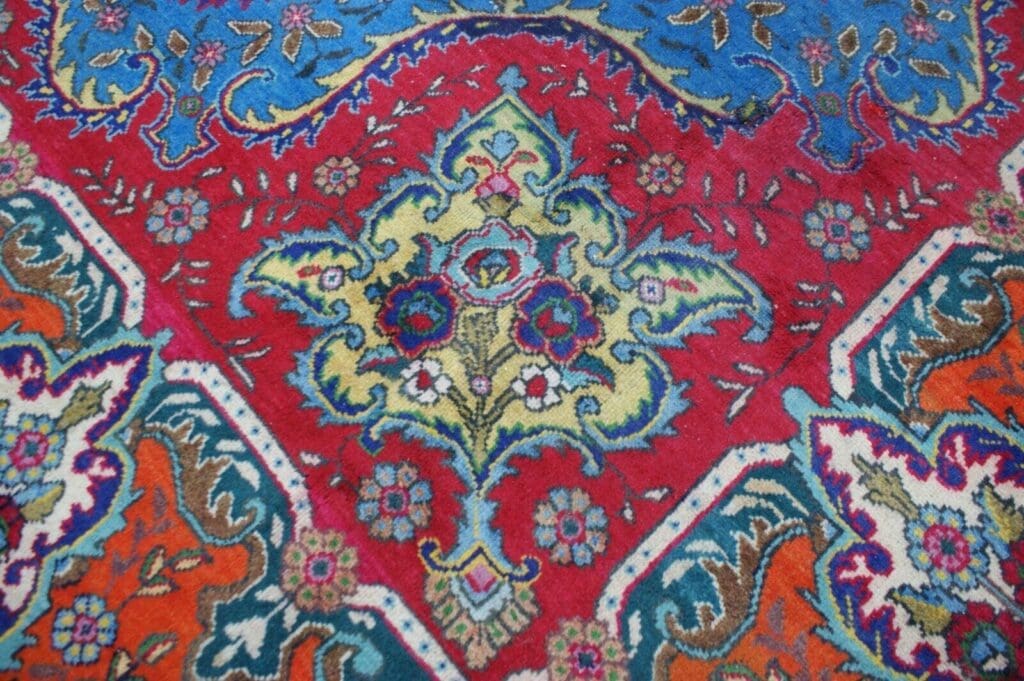 Perserteppich Tabriz ca 388 x 295 cm Wolle handgeknüpft