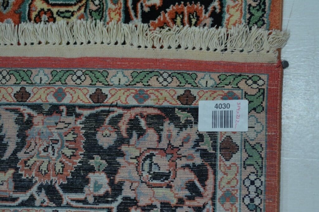Orientteppich Indien ca. 314 x 212 cm Seide handgeknüpft