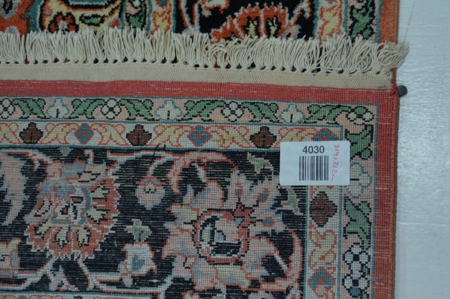 Orientteppich Indien ca. 314 x 212 cm Seide handgeknüpft