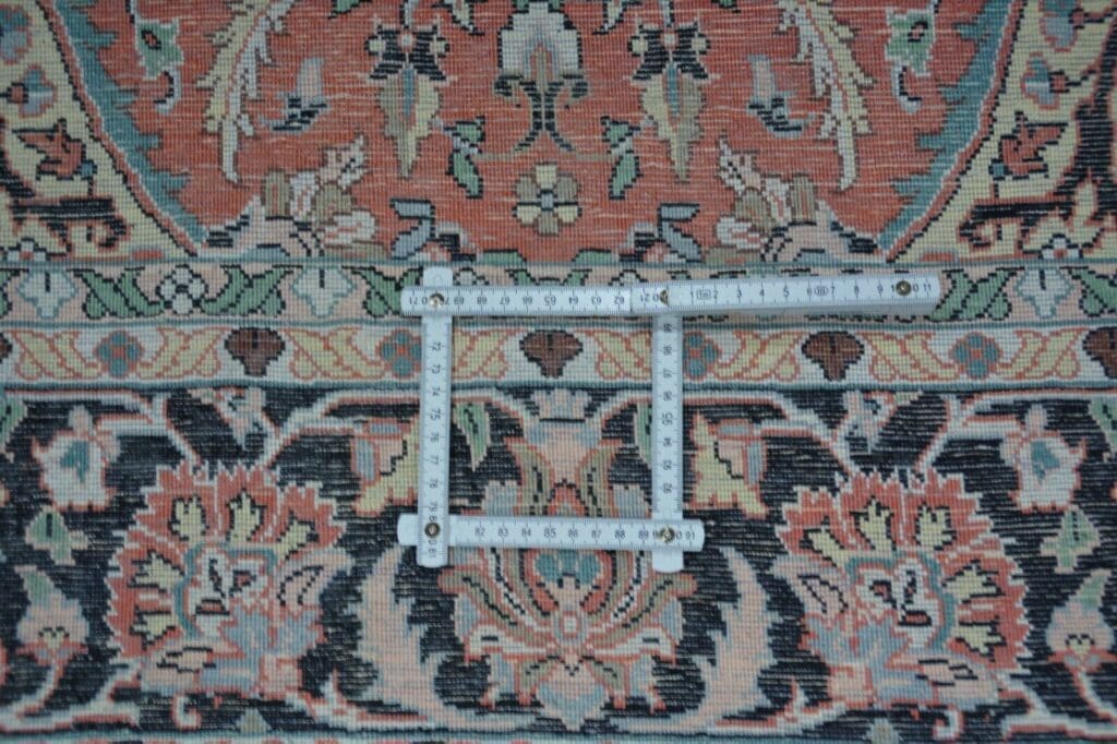Orientteppich Indien ca. 314 x 212 cm Seide handgeknüpft