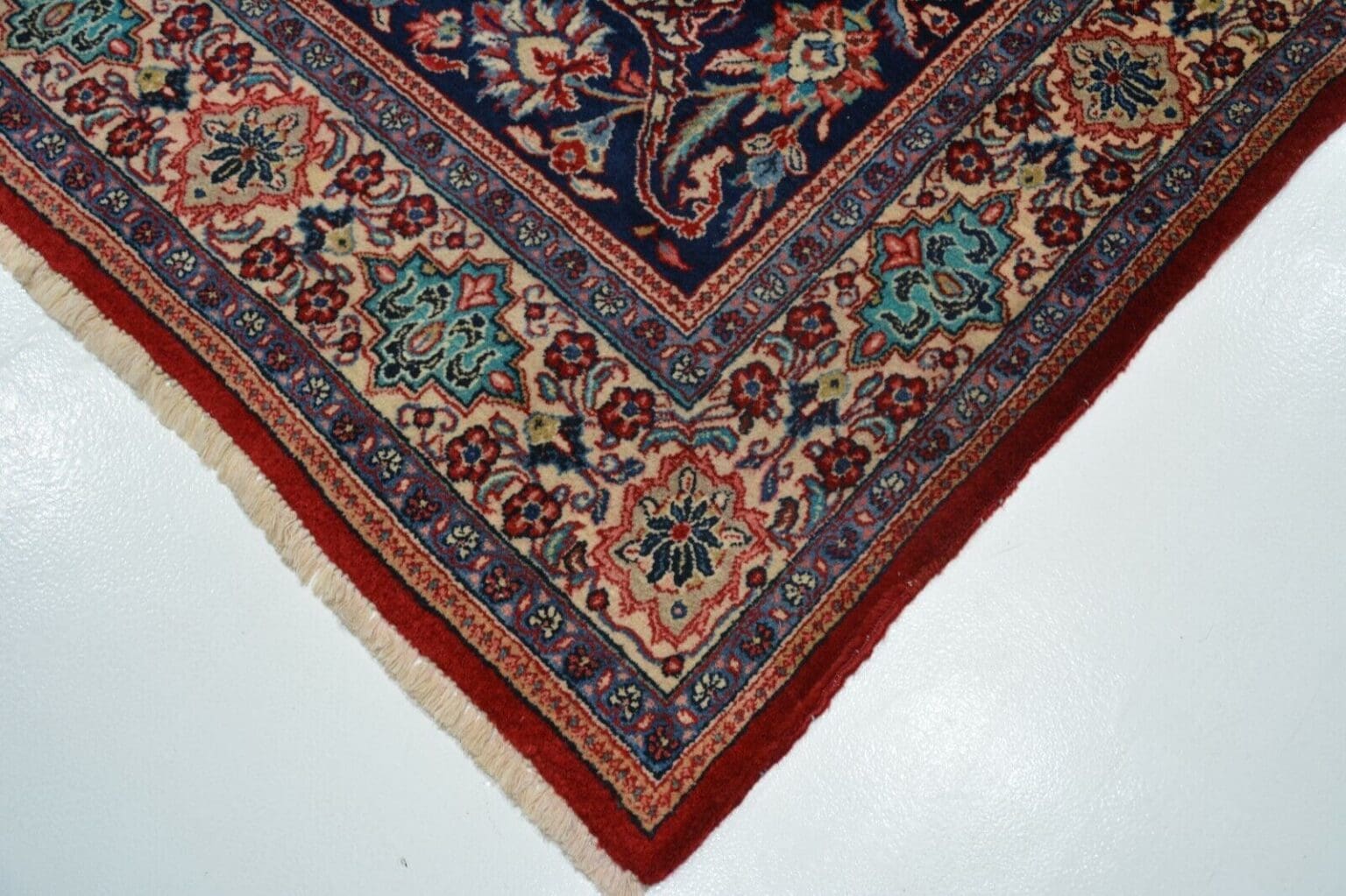 antiker-handgeknupfter-teppich-sarugh-aus-wolle-nr-c4162-ca-302-x-187-cm-6 Perserteppich Sarugh Farahan ca 302 x 187 cm handgeknüpft