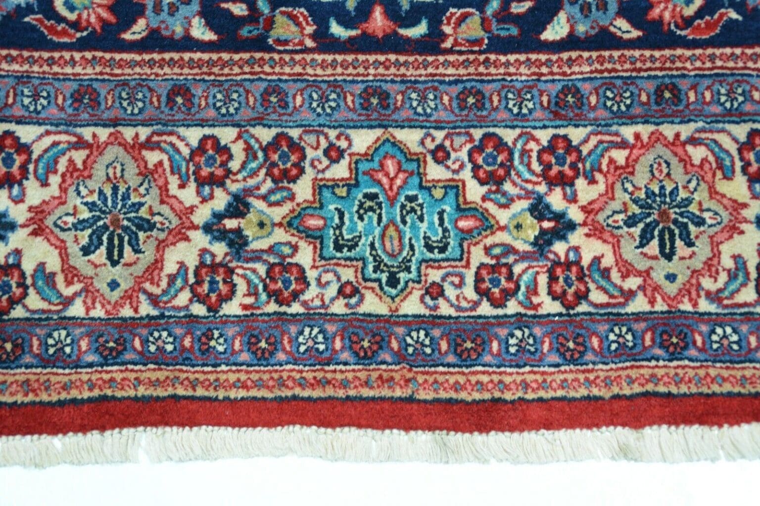 antiker-handgeknupfter-teppich-sarugh-aus-wolle-nr-c4162-ca-302-x-187-cm-9 Perserteppich Sarugh Farahan ca 302 x 187 cm handgeknüpft