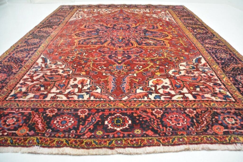 Perserteppich Heriz 340 x 254 cm Wolle handgeknüpft