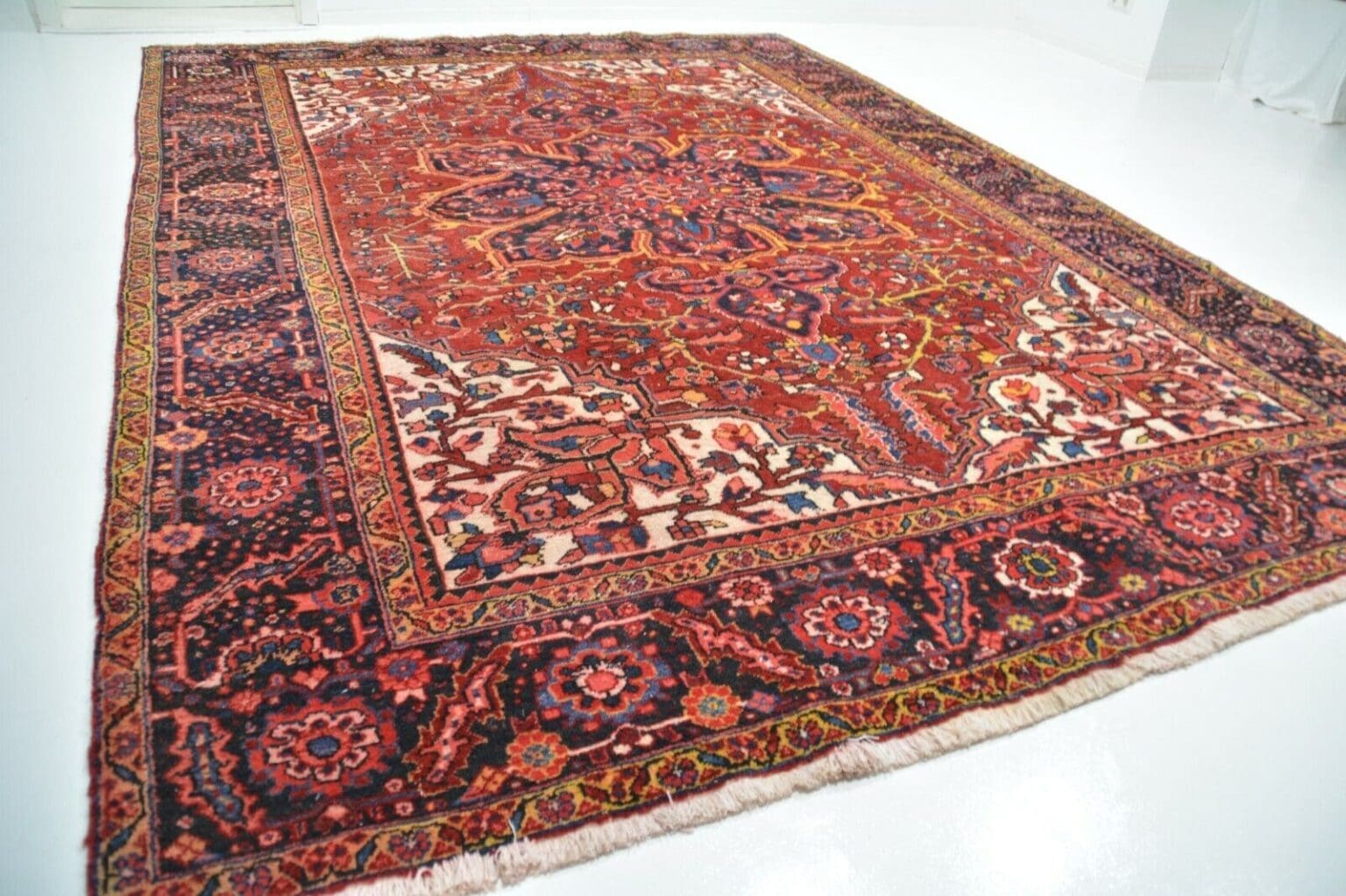 Perserteppich Heriz 340 x 254 cm Wolle handgeknüpft