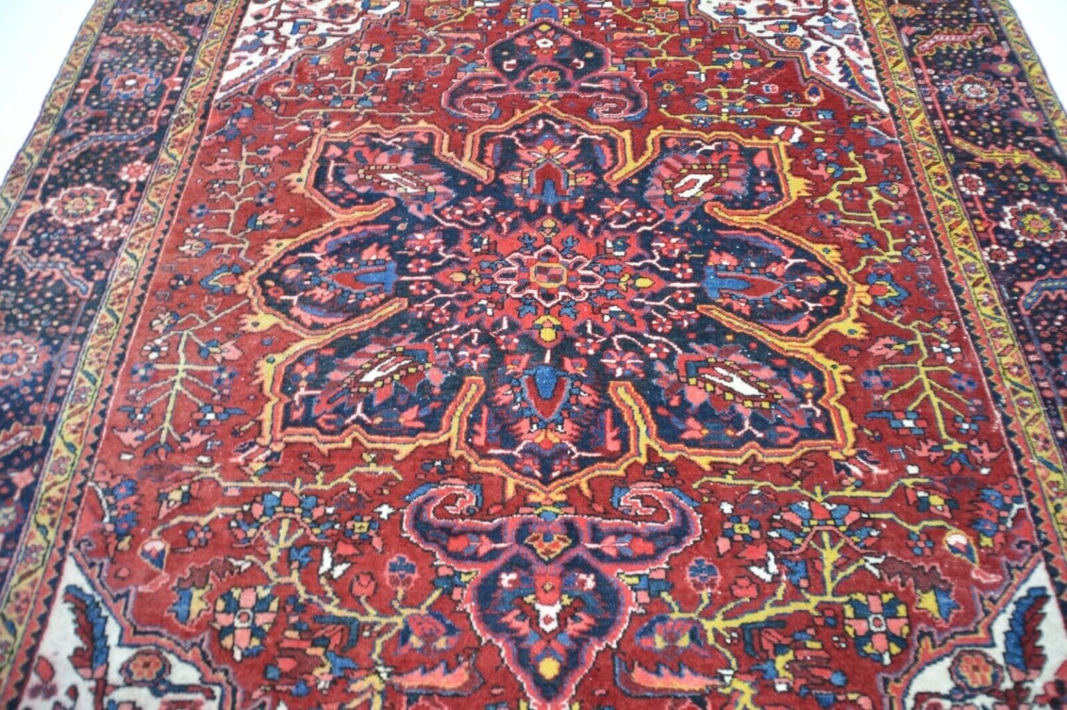 Perserteppich Heriz 340 x 254 cm Wolle handgeknüpft