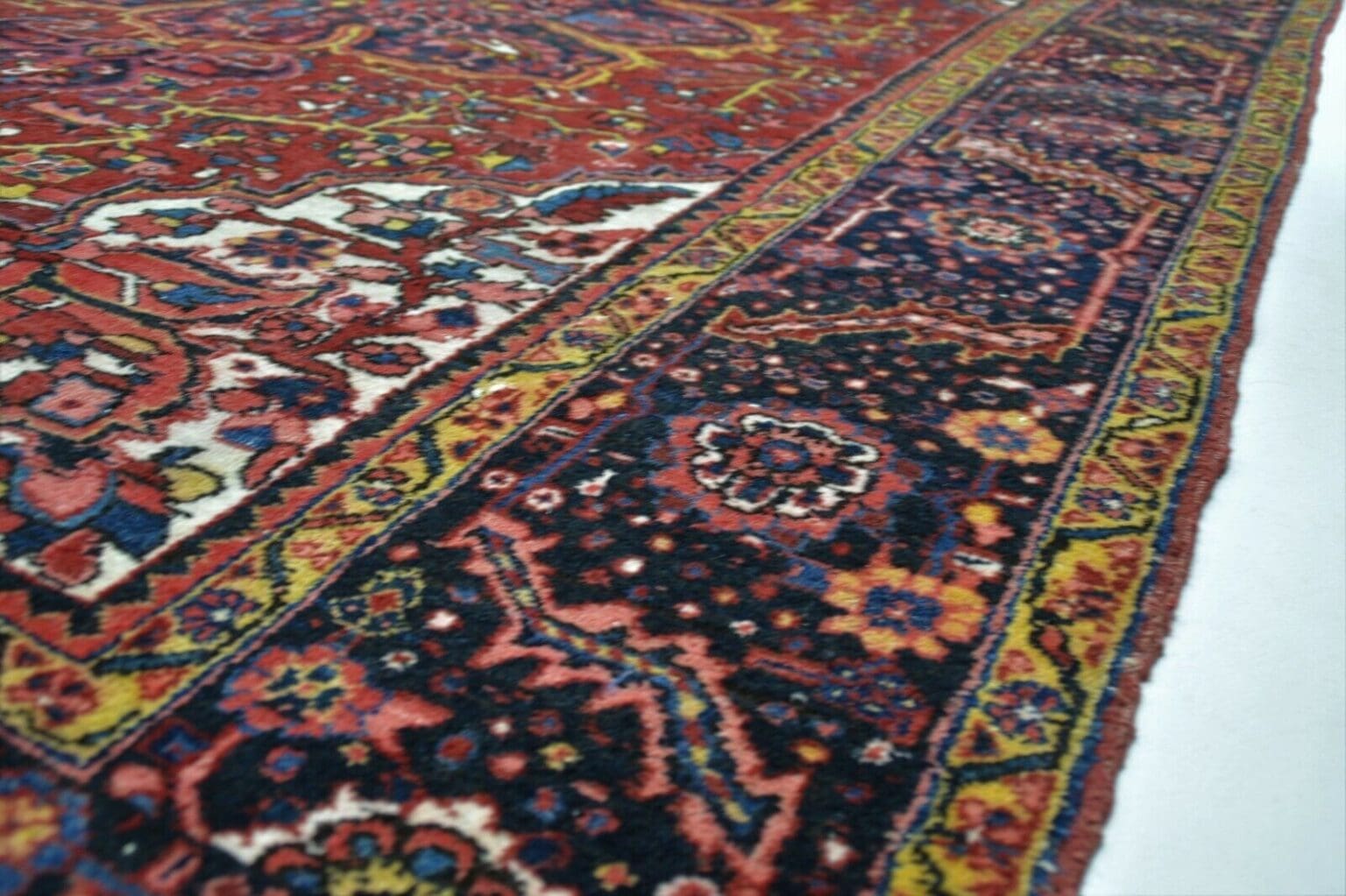 Perserteppich Heriz 340 x 254 cm Wolle handgeknüpft