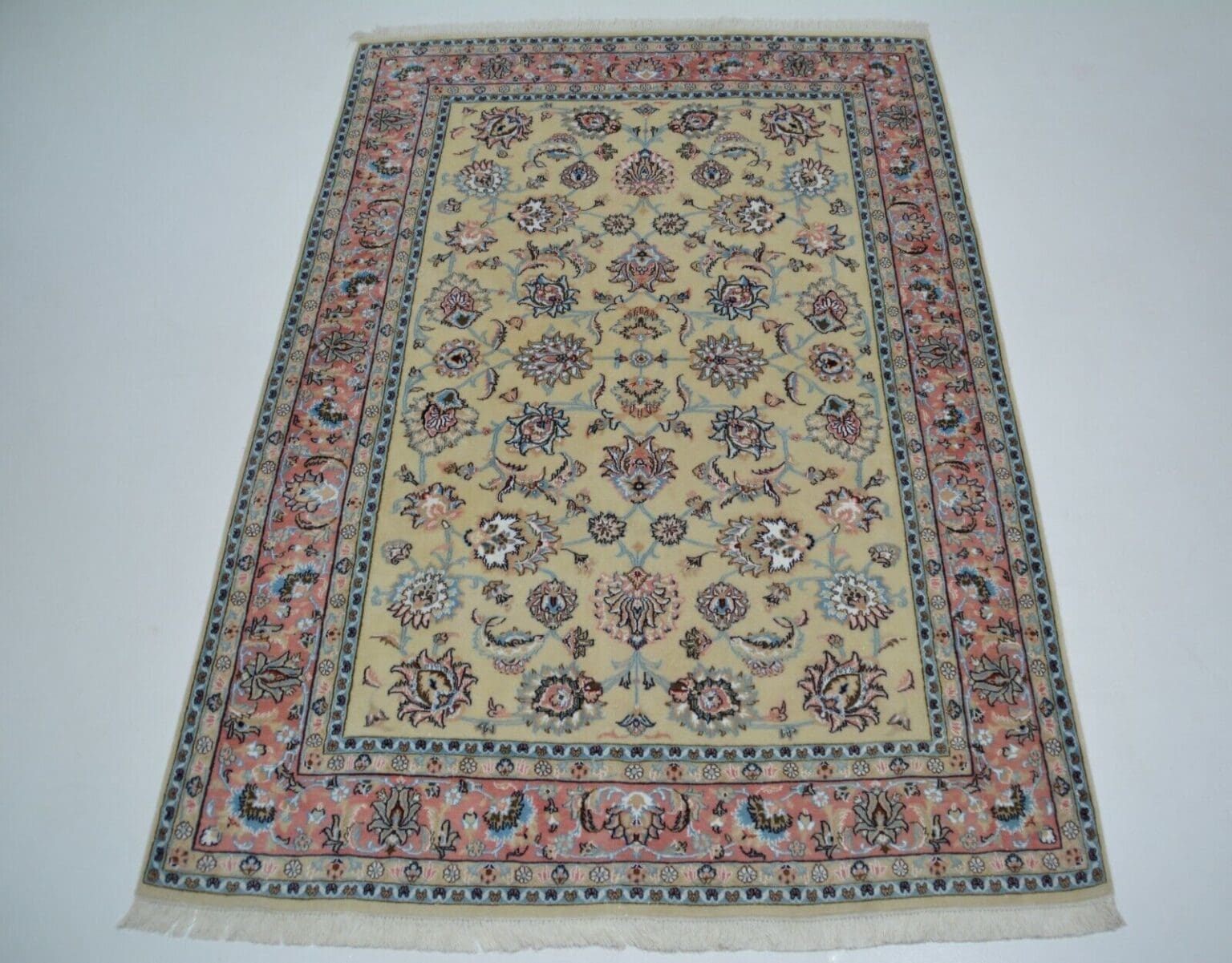 Perserteppich Mashad ca. 287 x 197 cm Wolle handgeknüpft