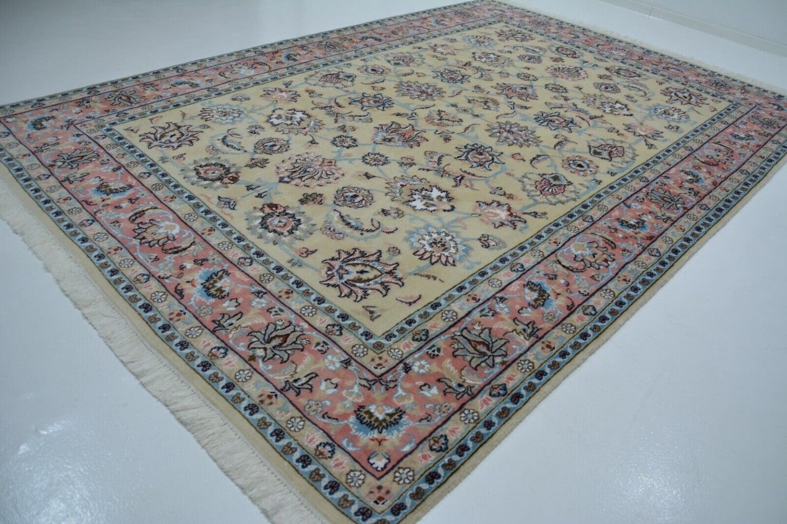 Perserteppich Mashad ca. 287 x 197 cm Wolle handgeknüpft