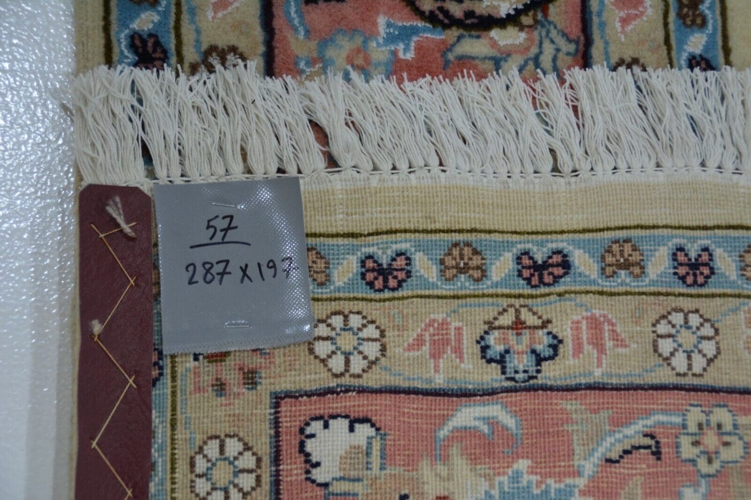 Perserteppich Mashad ca. 287 x 197 cm Wolle handgeknüpft