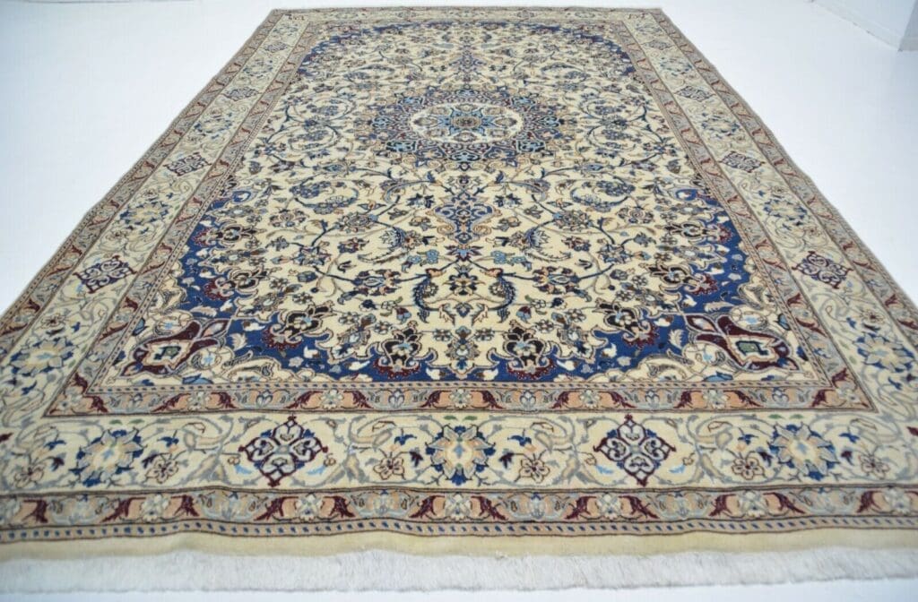 Perserteppich Nain 310 x 194 cm Wolle handgeknüpft