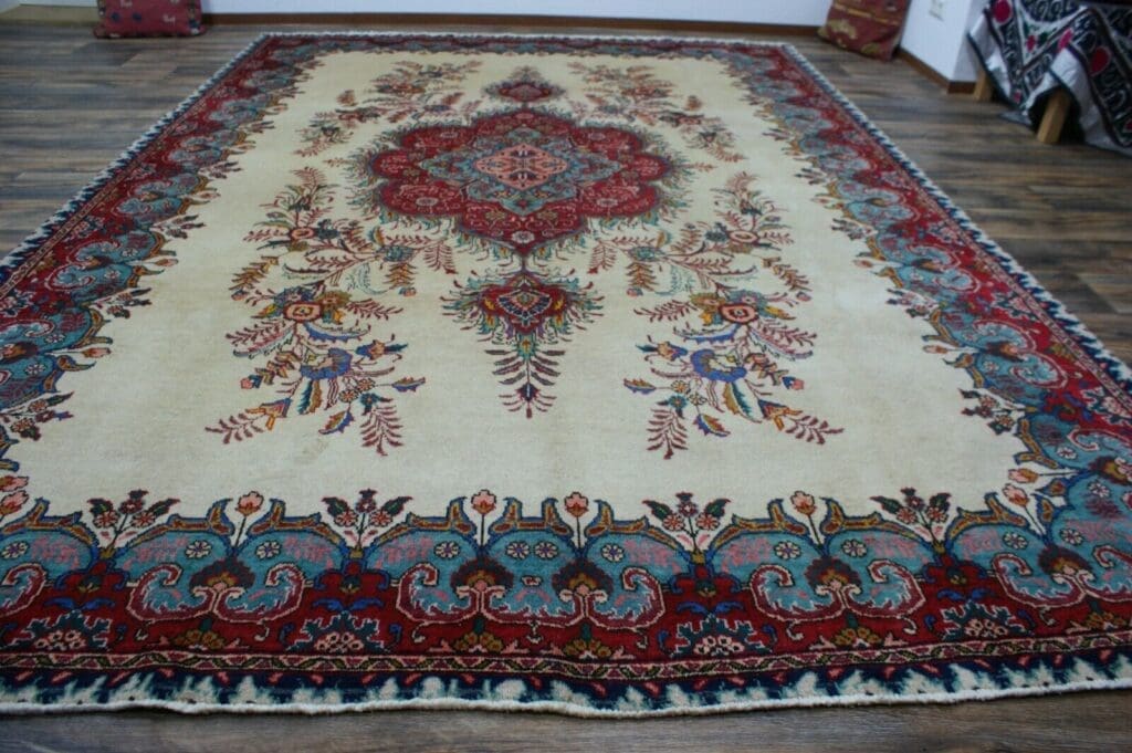 Perserteppich Tabriz ca. 350 x 245 cm Wolle handgeknüpft