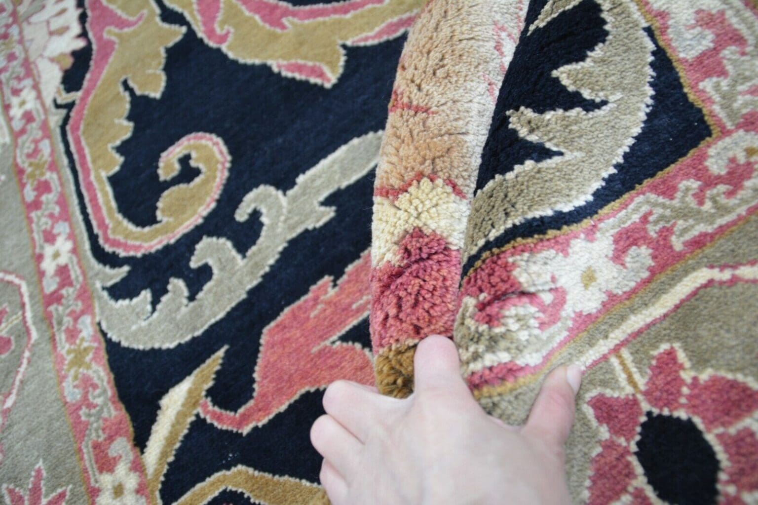 Perserteppich Heriz ca 283 x 217 cm Wolle handgeknüpft